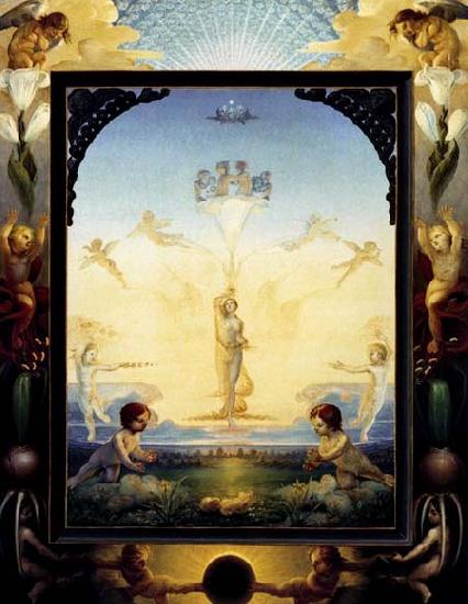 Philipp Otto Runge The Small Morning Germany oil painting art